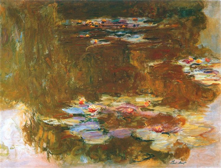 Water Lily Pond Claude Monet 1917