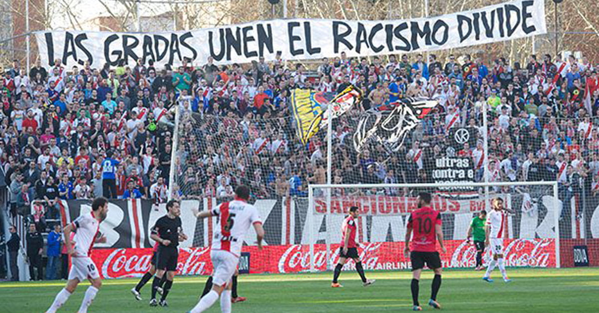 Aficionados del Rayo Vallecano.