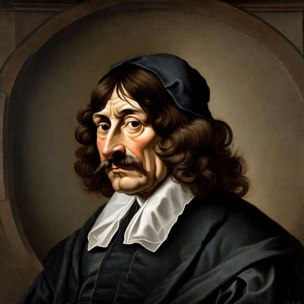 René Descartes Imagen creada con IA