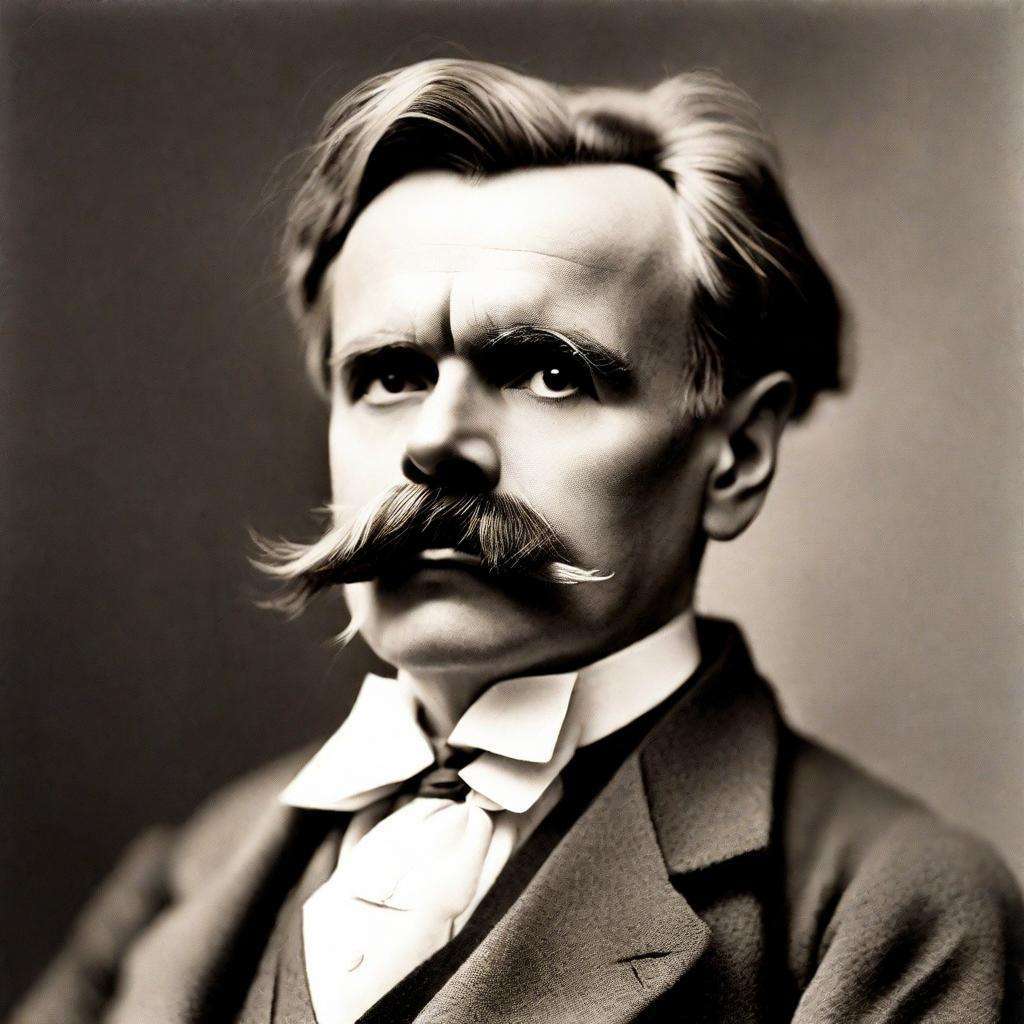 Friedrich Nietzsche Imagen creada con IA