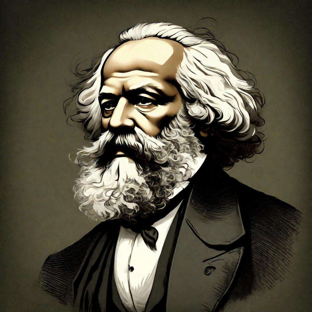 Karl Marx Imagen creada con IA