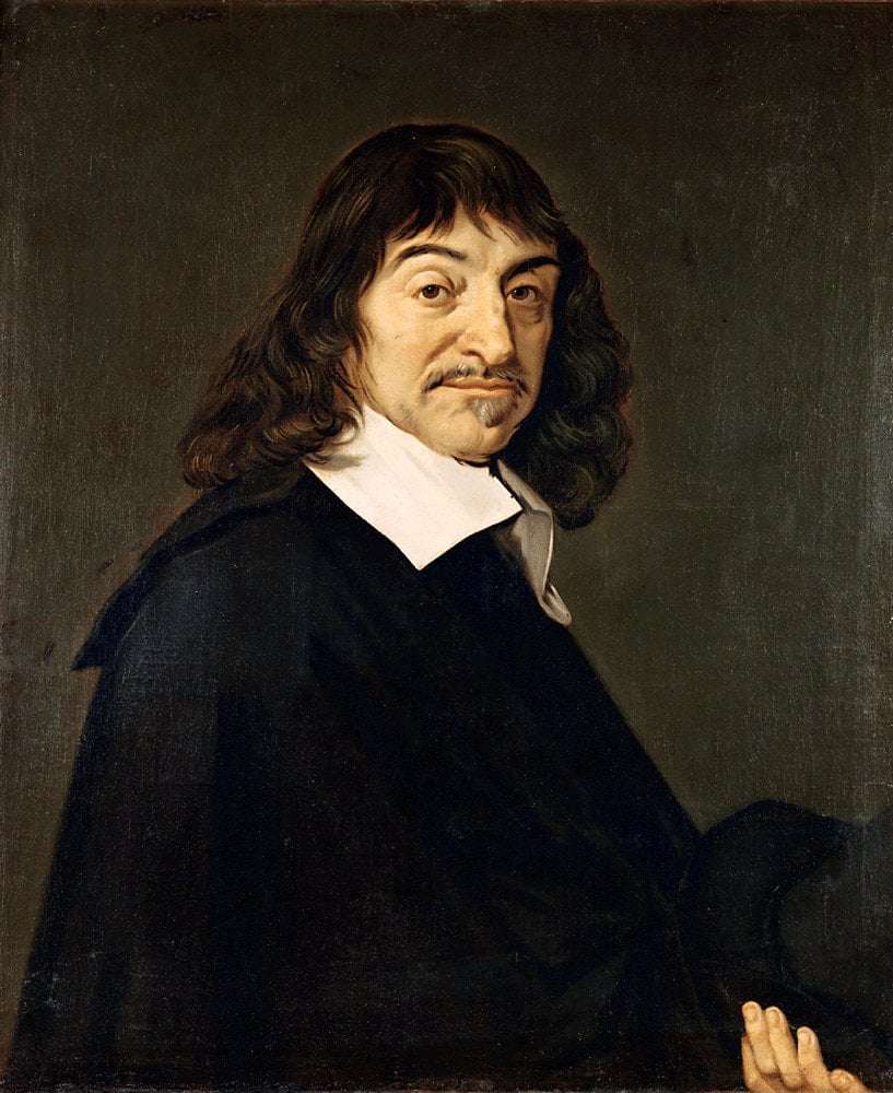 Retrato de René Descartes por Frans Hals.