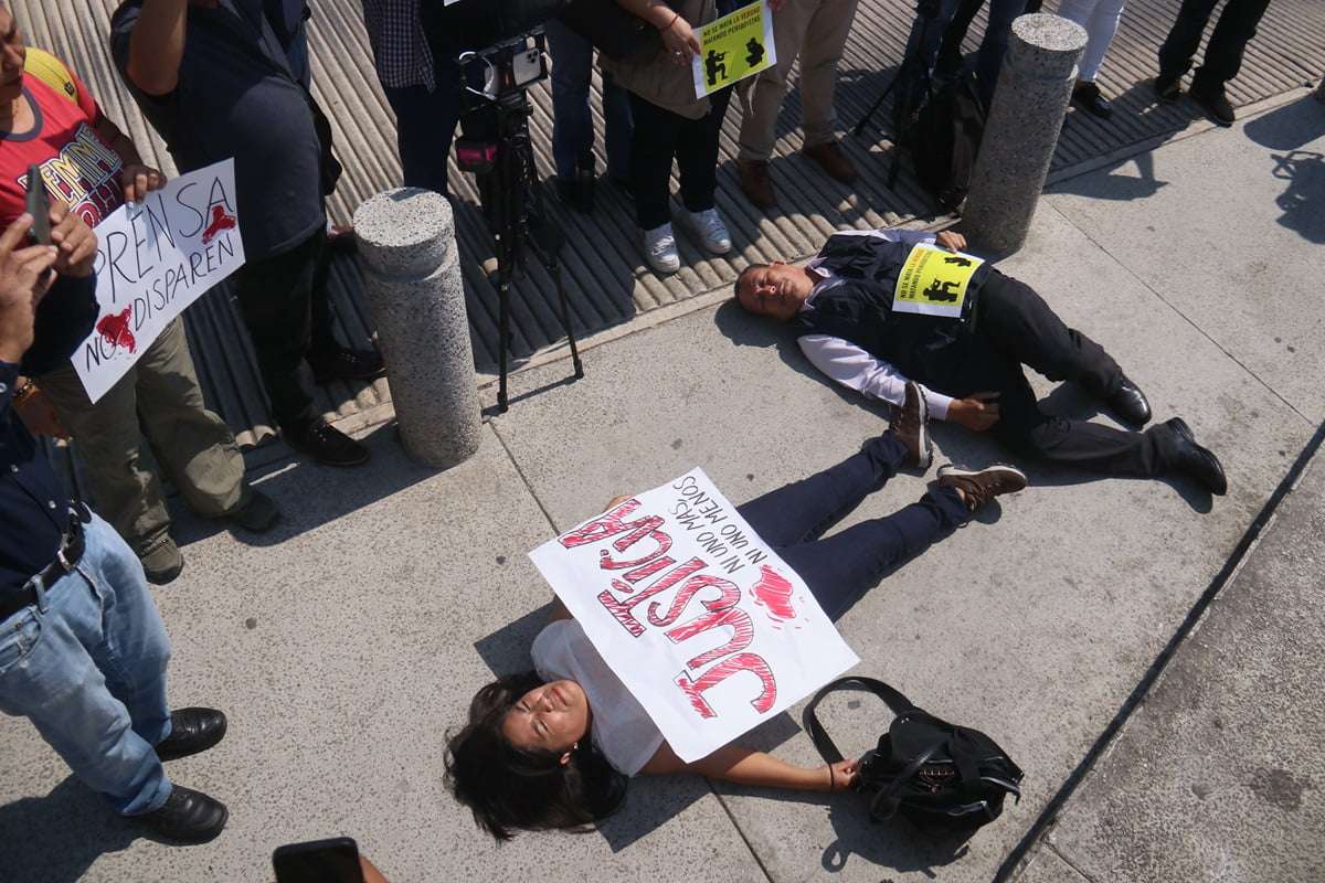 Protesta Periodistas Morelos 1