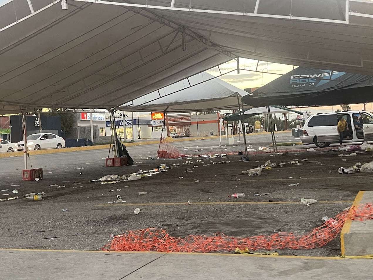 Basura Despues De La Cabalgata