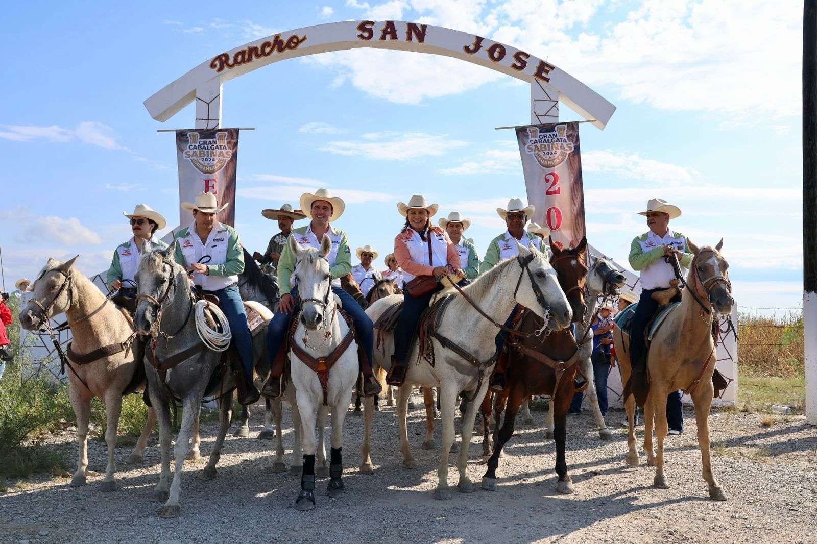 Rancho San Jose Iniciando Cabalgata